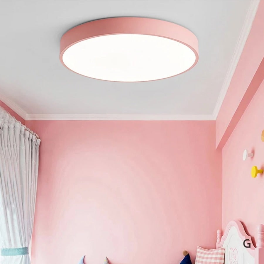 LED Ceiling Light Fixture Flush Mount Round Slim Low Profile Modern Design - Image 4