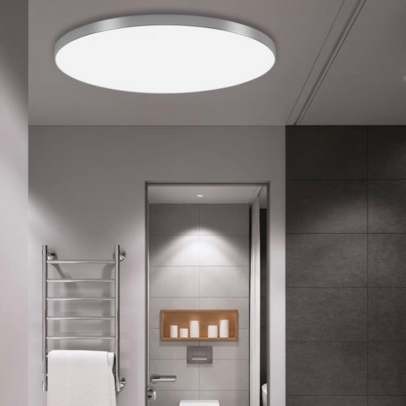 LED Ceiling Light Fixture with Low Profile Flush Mount Modern Round Design - Image 10