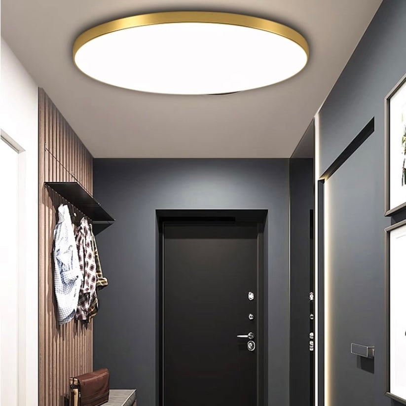 LED Ceiling Light Fixture with Low Profile Flush Mount Modern Round Design - Image 12