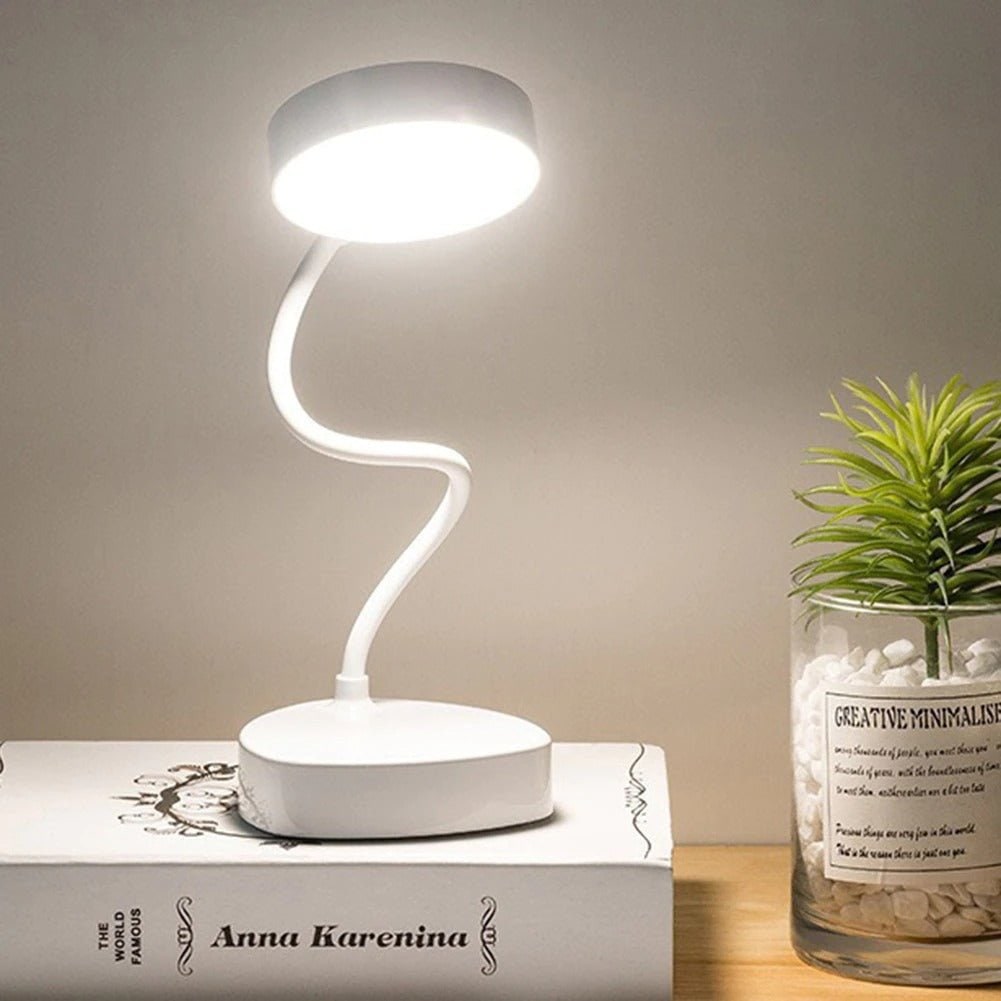 LED Desk Lamp with Flexible Gooseneck and Touch Control for Work Study - Image 1