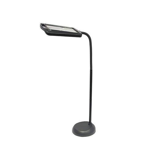 LED Floor Lamp with Magnifying Glass and Adjustable Gooseneck for Reading Crafts - Image 2