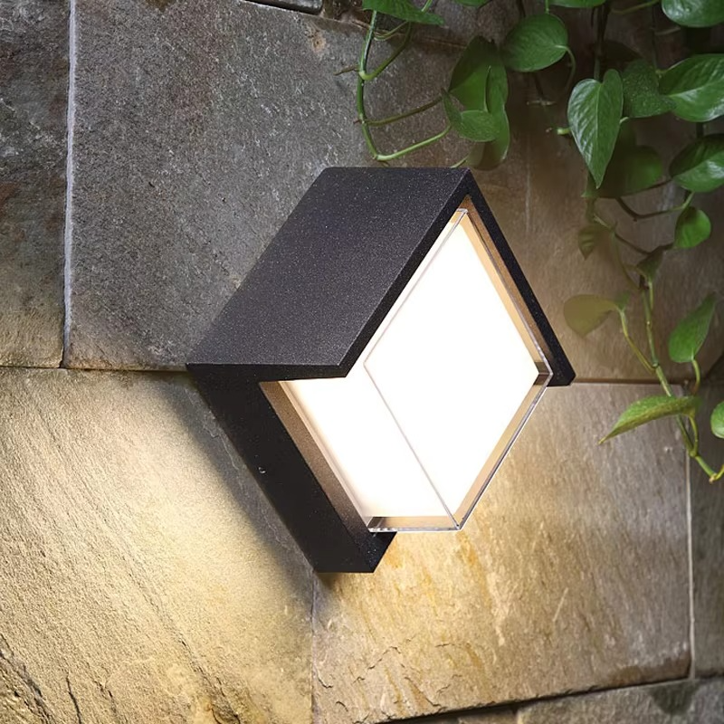 LED Outdoor Wall Light with Motion Sensor and Weather Resistant Design - Image 1