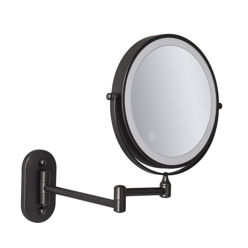 LED Wall-Mounted Vanity Mirror with 10x Magnification and Extendable Folding Arm - Image 6