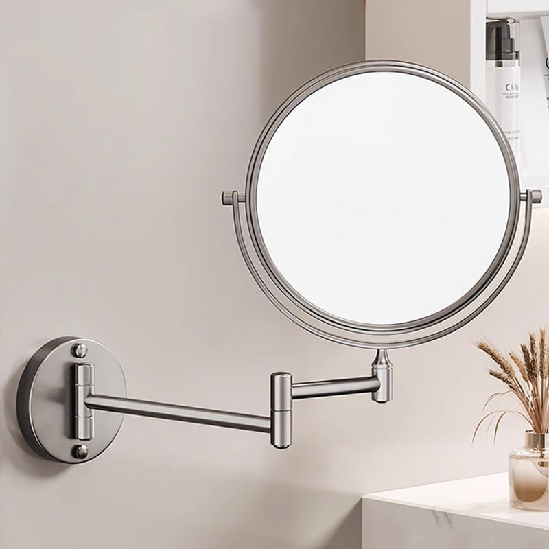 LED Wall-Mounted Vanity Mirror with 10x Magnification and Extendable Folding Arm - Image 7
