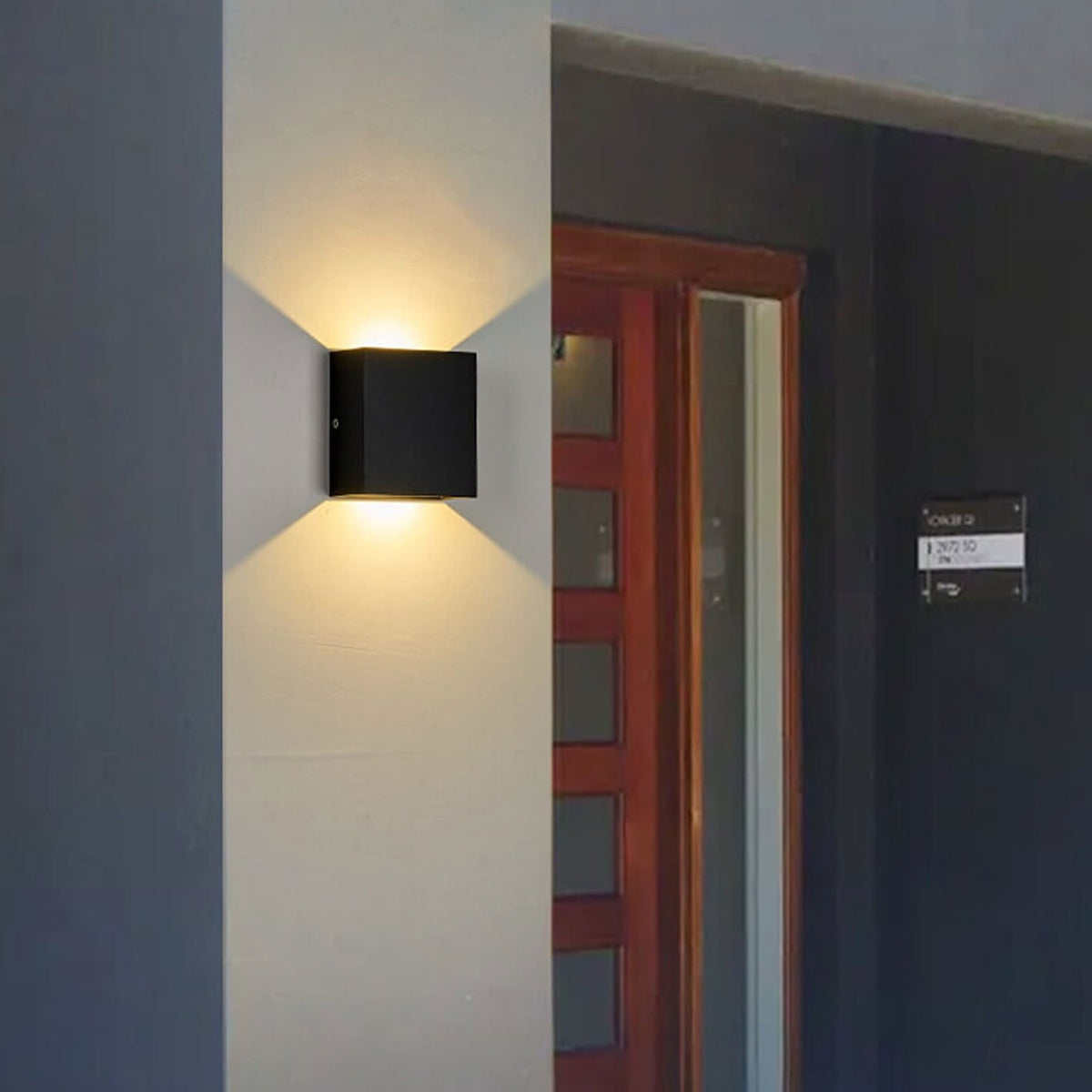 LED Wall Sconce Motion and Adjustable Brightness for Outdoor Illumination - Image 8