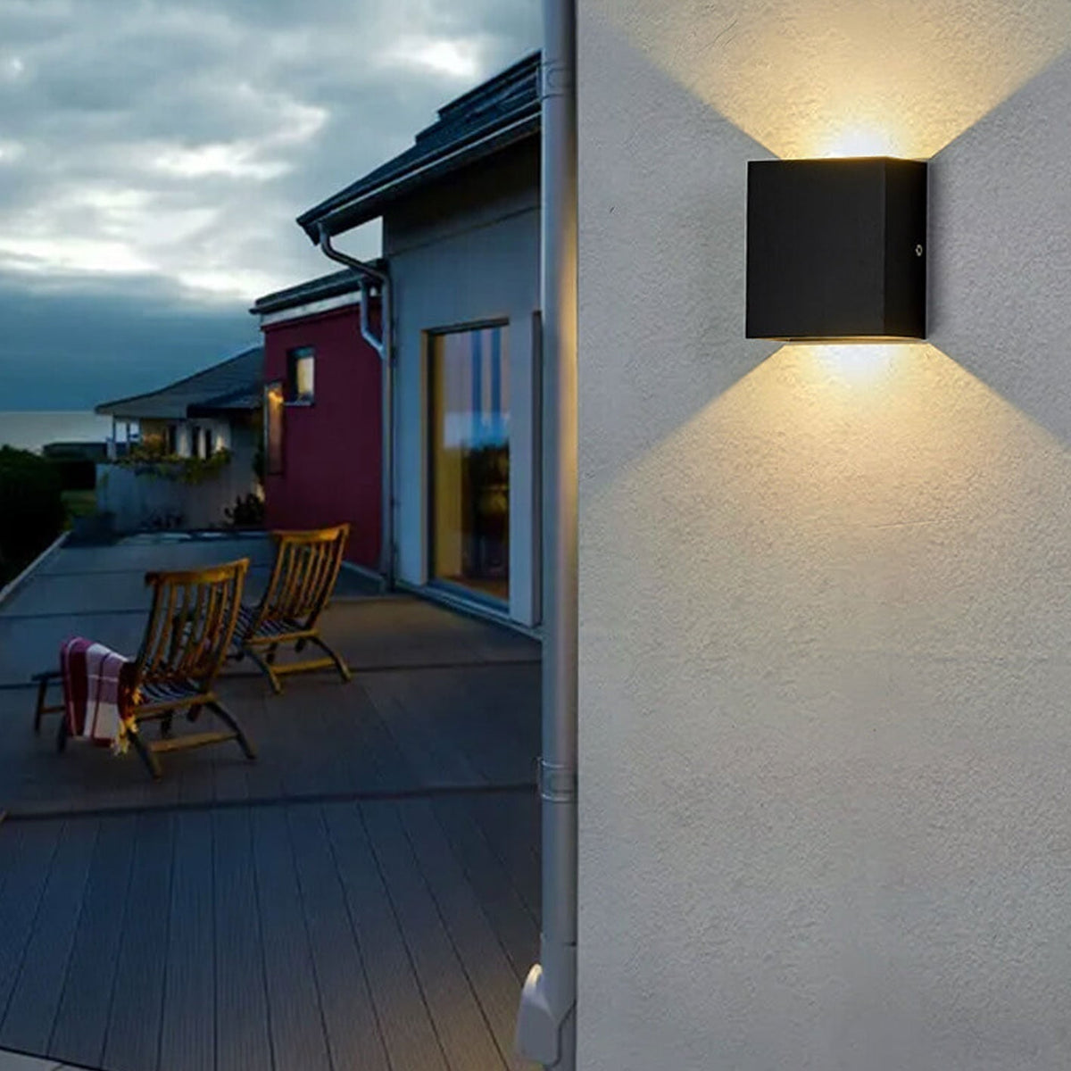 LED Wall Sconce Motion and Adjustable Brightness for Outdoor Illumination - Image 9