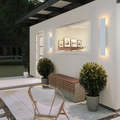 LED Wall Sconce with Modern Linear Design and Indirect Backlighting for Outdoor Spaces - Image 1