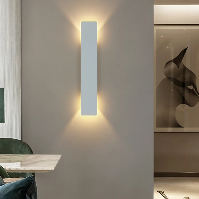 LED Wall Sconce with Modern Linear Design and Indirect Backlighting for Outdoor Spaces - Image 5