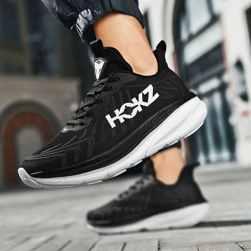Lightweight Cushioned Running Shoes with Breathable Mesh and Thick Foam Midsole - Image 5