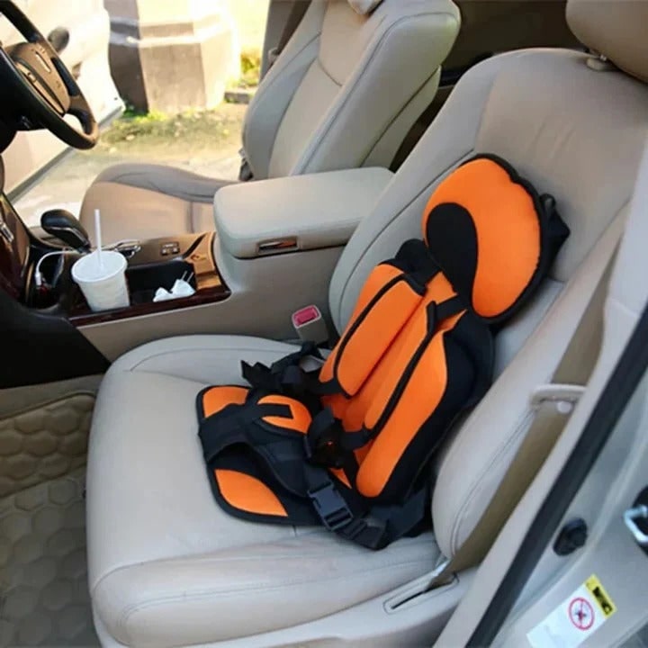 Lightweight Travel Car Seat with Five-Point Harness and Padded Cushioning - Image 7