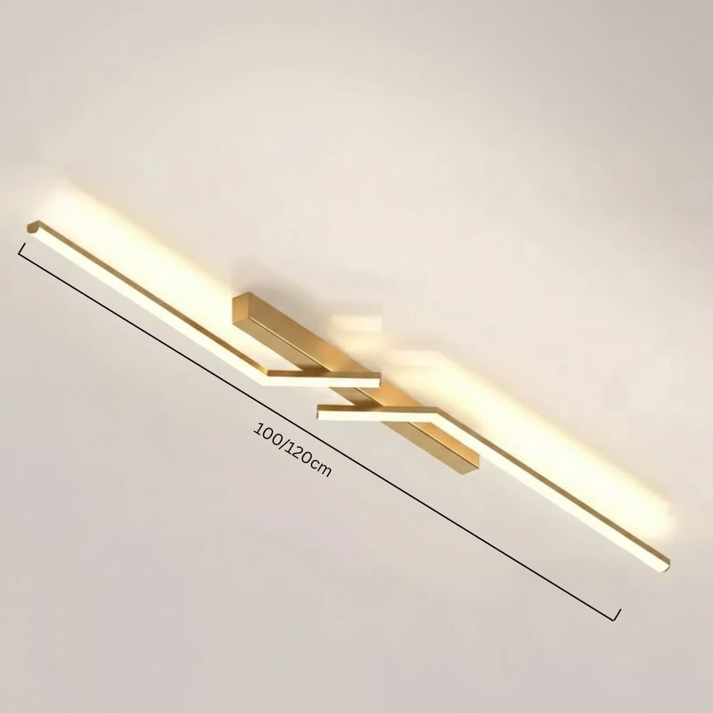 Linear LED Flush Mount Ceiling Light Fixture Dimmable Control and Low Profile Design - Image 10