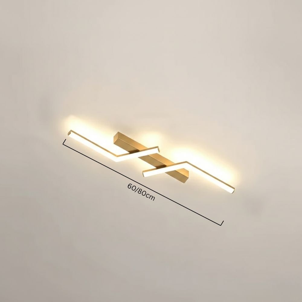 Linear LED Flush Mount Ceiling Light Fixture Dimmable Control and Low Profile Design - Image 11