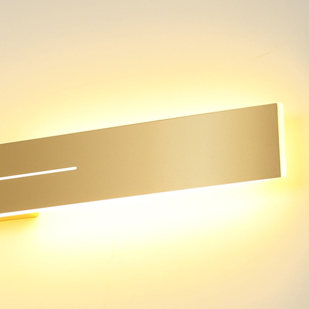 Linear LED Wall Light with Slim Slit Design and Warm White Ambient Lighting - Image 13