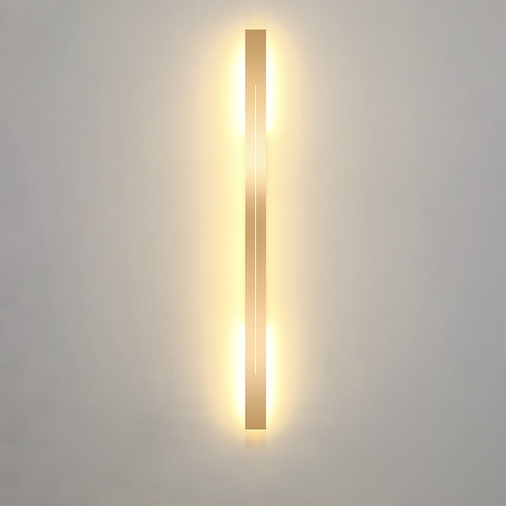 Linear LED Wall Light with Slim Slit Design and Warm White Ambient Lighting - Image 16