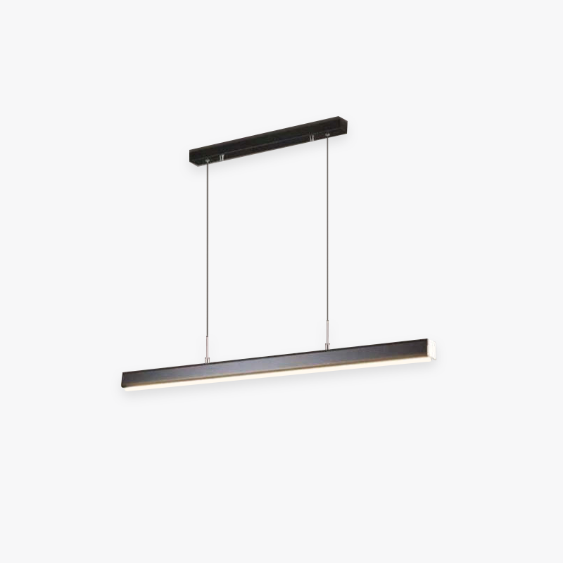 Linear Pendant Light with Adjustable Height for Modern Kitchen and Island Lighting - Image 1