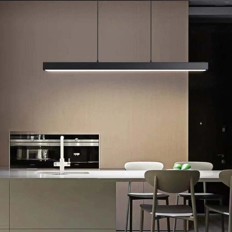 Linear Pendant Light with Adjustable Height for Modern Kitchen and Island Lighting - Image 11