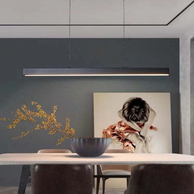 Linear Pendant Light with Adjustable Height for Modern Kitchen and Island Lighting - Image 13