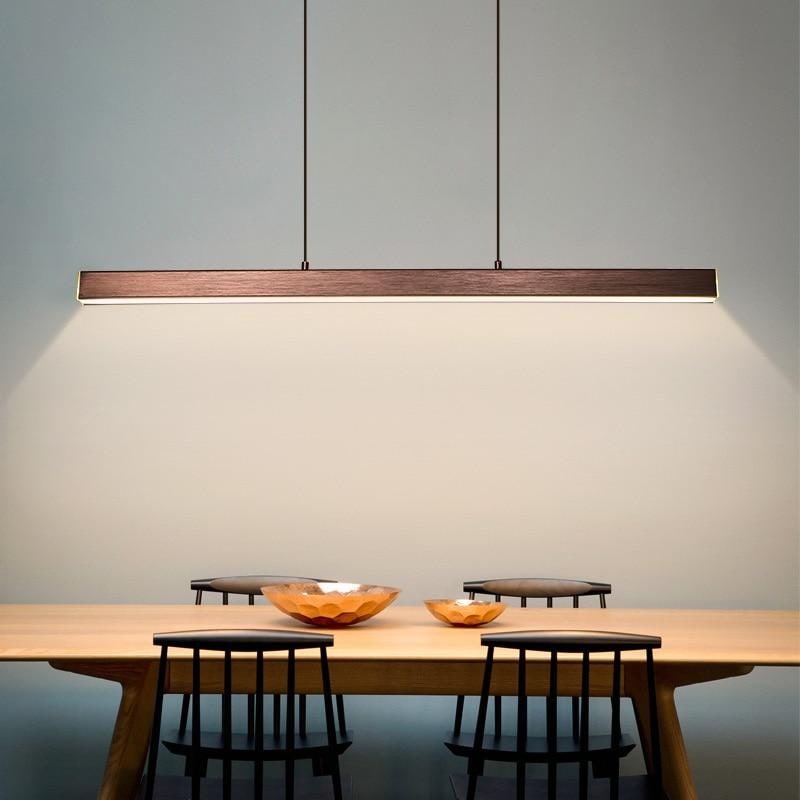 Linear Pendant Light with Adjustable Height for Modern Kitchen and Island Lighting - Image 3