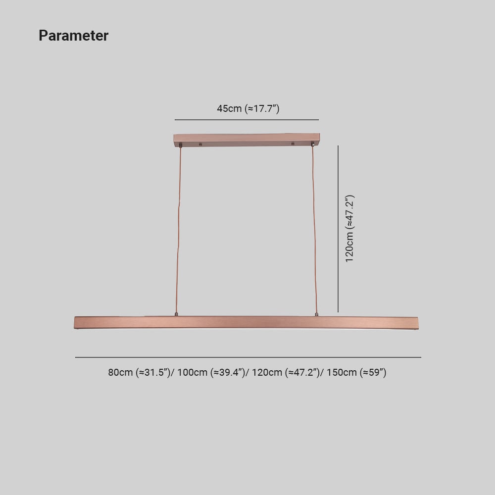 Linear Pendant Light with Adjustable Height for Modern Kitchen and Island Lighting - Image 4