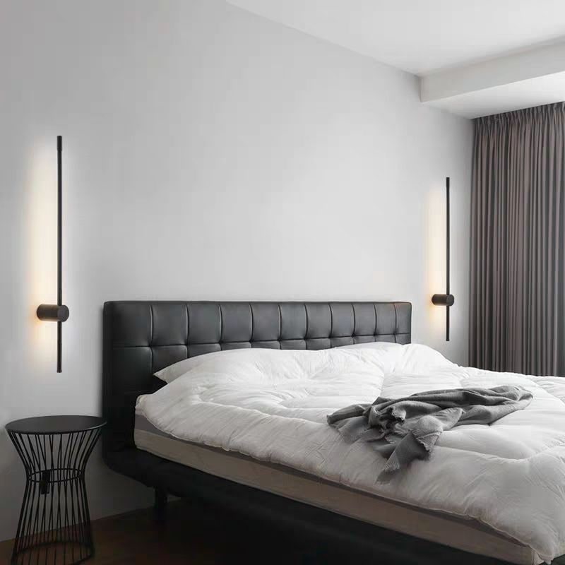 Linear Wall Sconce LED with Backlit Indirect Illumination and Minimalist Modern Design - Image 8