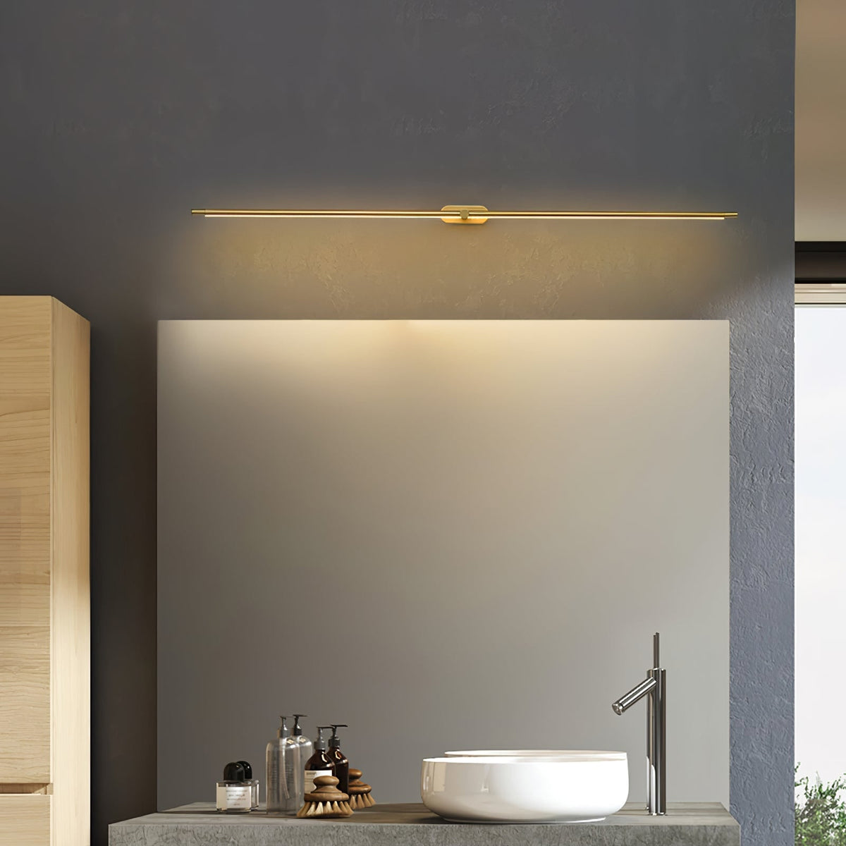 Magnetic Adjustable Linear Wall Light with Rechargeable Battery and Warm LED Illumination - Image 11