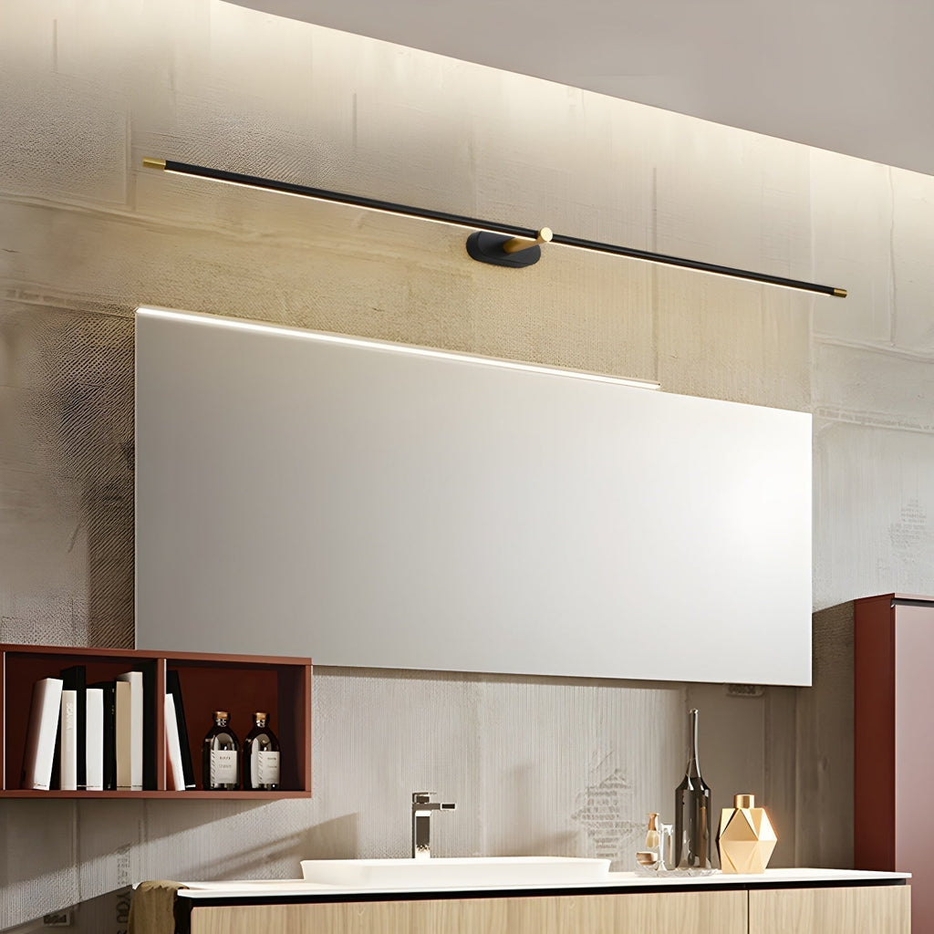 Magnetic Adjustable Linear Wall Light with Rechargeable Battery and Warm LED Illumination - Image 2