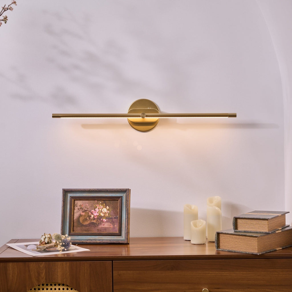 Magnetic Adjustable Linear Wall Light with Rechargeable Battery and Warm LED Illumination - Image 4