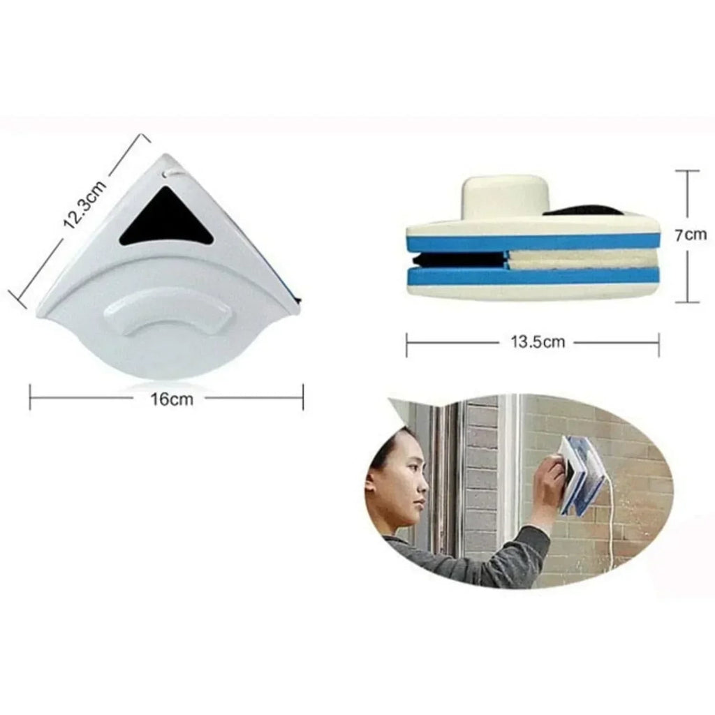 Magnetic Window Cleaner Tool with Double-Sided Squeegee and Safety Rope - Image 7