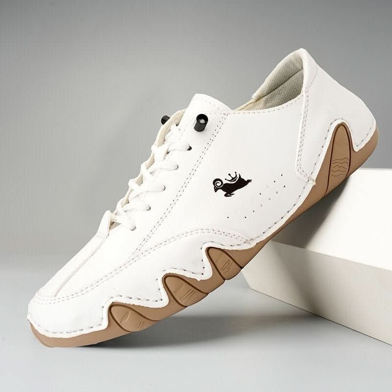 Men's Barefoot Shoes with Flexible Wrapped Rubber Sole and Lace-Up Closure for Natural Movement - Image 2