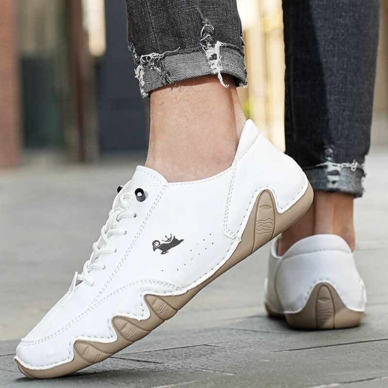 Men's Barefoot Shoes with Flexible Wrapped Rubber Sole and Lace-Up Closure for Natural Movement - Image 4