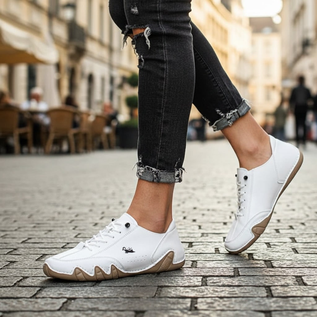 Men's Barefoot Shoes with Flexible Wrapped Rubber Sole and Lace-Up Closure for Natural Movement - Image 7