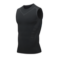 Men's Compression Tank Top Shapewear with Chest Shaping and Seamless Slimming Fit - Image 2