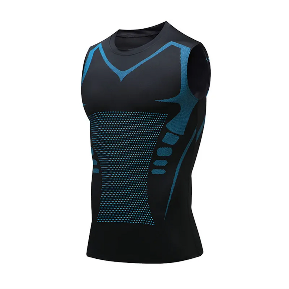 Men's Compression Tank Top Shapewear with Chest Shaping and Seamless Slimming Fit - Image 5