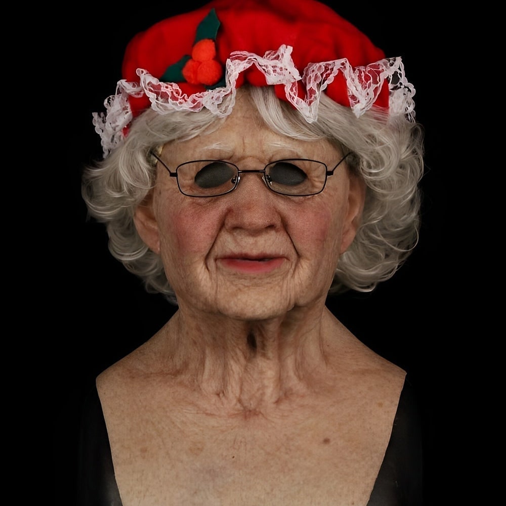 Men's Halloween Silicone Mask Realistic Full Head with Faux Hair and Hand-Painted Details - Image 16