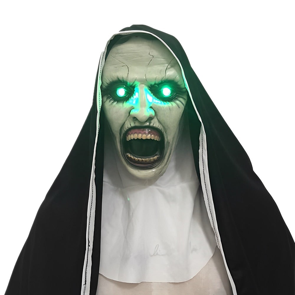 Men's Halloween Silicone Mask Realistic Full Head with Faux Hair and Hand-Painted Details - Image 22