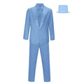 Men's Halloween Tuxedo Costume with Ruffled Shirt, Bow Tie and Top Hat - Image 4