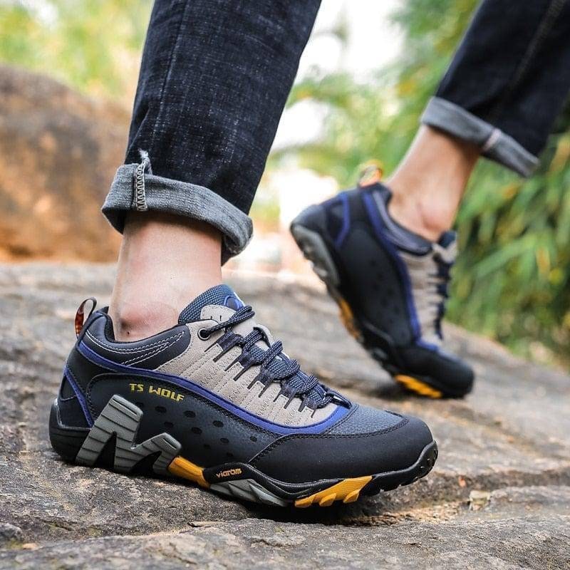 Men's Hiking Shoes with Rugged Treaded Outsole Lightweight Trekking Design and Trail Traction - Image 1