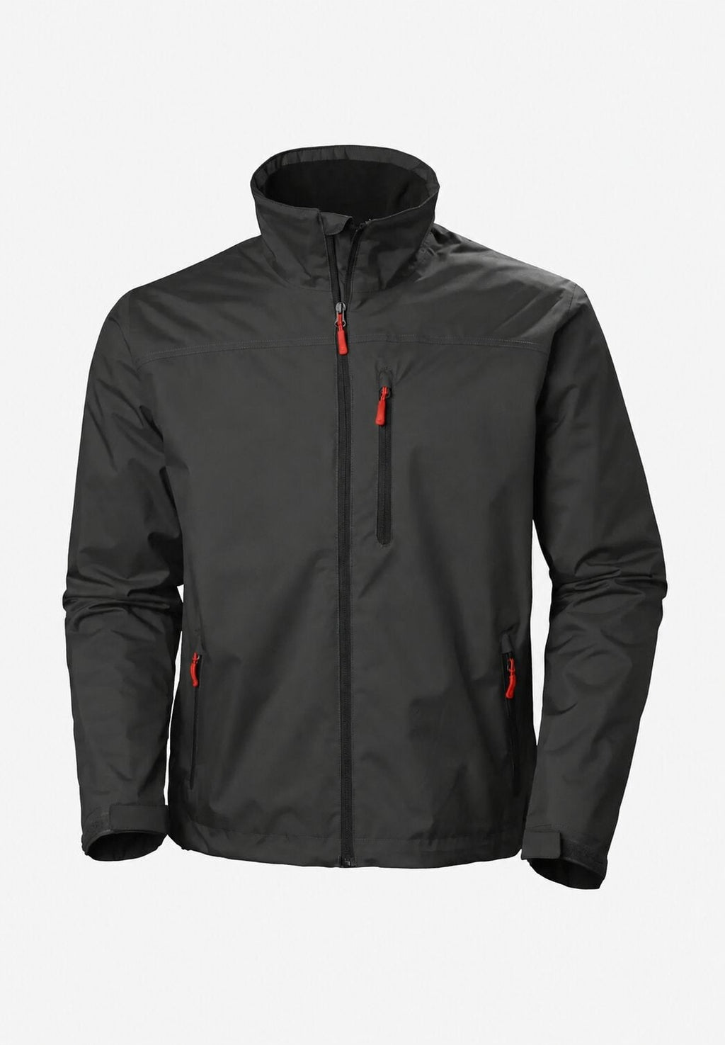 Men's Rain Jacket Lightweight Water-Resistant with Fleece-Lined Collar - Image 2
