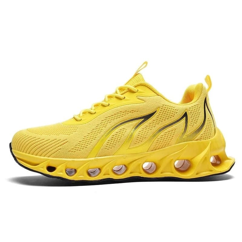 Men's Running Shoes with Breathable Mesh Padded Collar and Blade Sole Technology - Image 5