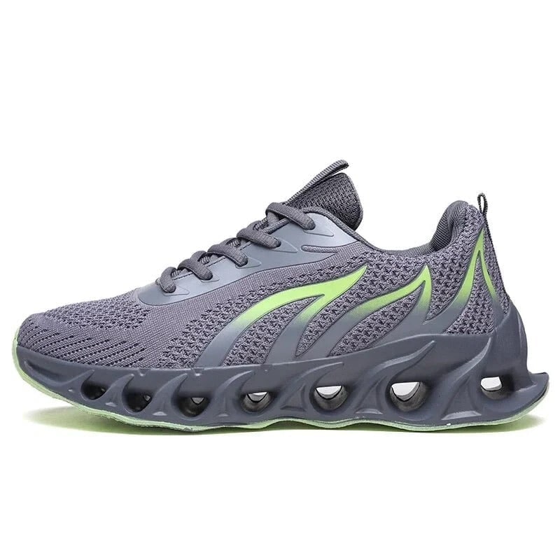 Men's Running Shoes with Breathable Mesh Padded Collar and Blade Sole Technology - Image 6