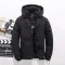 Men's Winter Jacket with Quilted Puffer Design and Adjustable Hooded Collar - Image 6