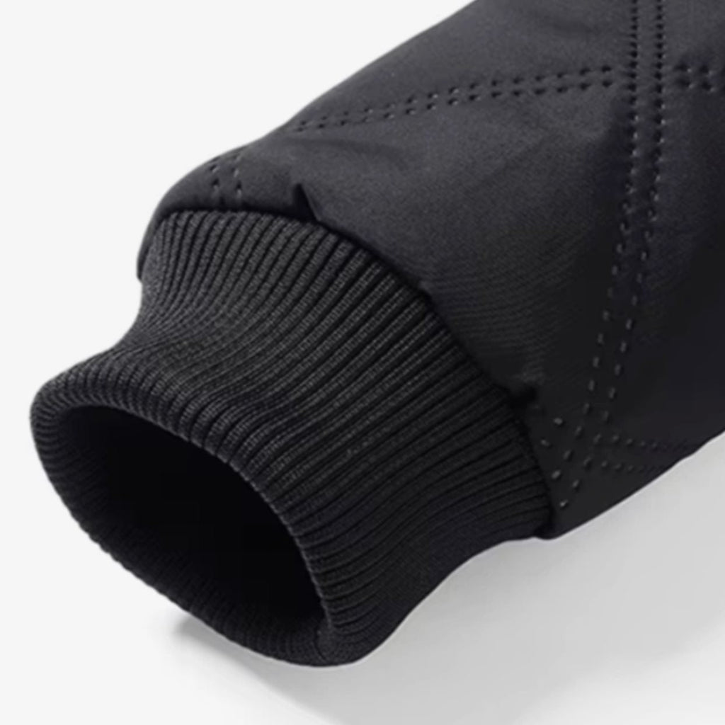 Men's Winter Jackets with Quilted Bomber Shell and Plush Fleece Lining - Image 10