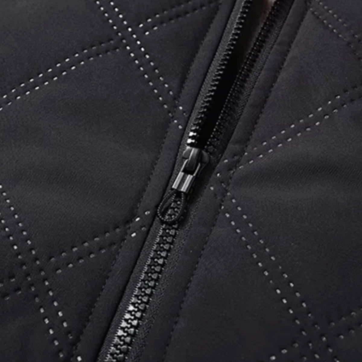Men's Winter Jackets with Quilted Bomber Shell and Plush Fleece Lining - Image 7