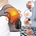Men's Wireless Neck and Shoulder Massager with Heat and Vibration Rechargeable Digital Controller - Image 1