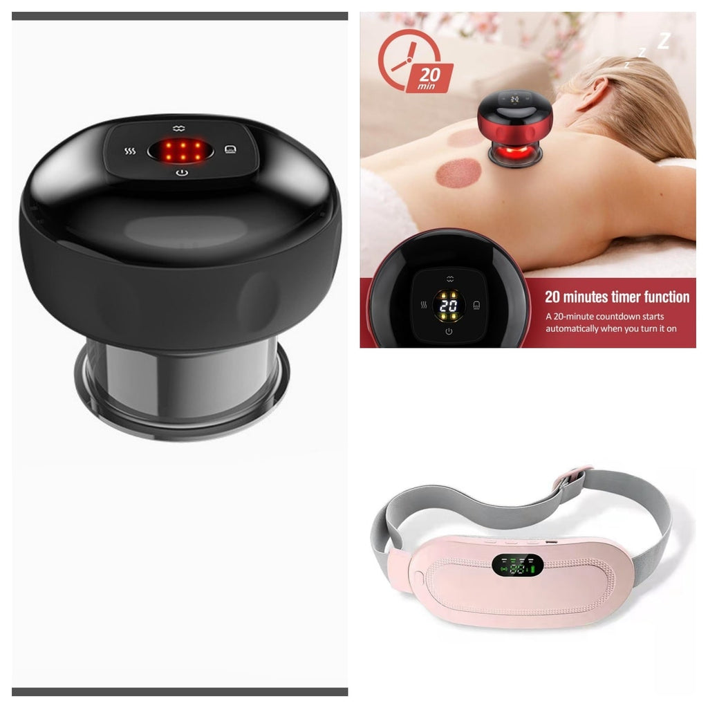 Menstrual Heating Pad Vibration Massage Electric Waist Belt and Digital Display - Image 22