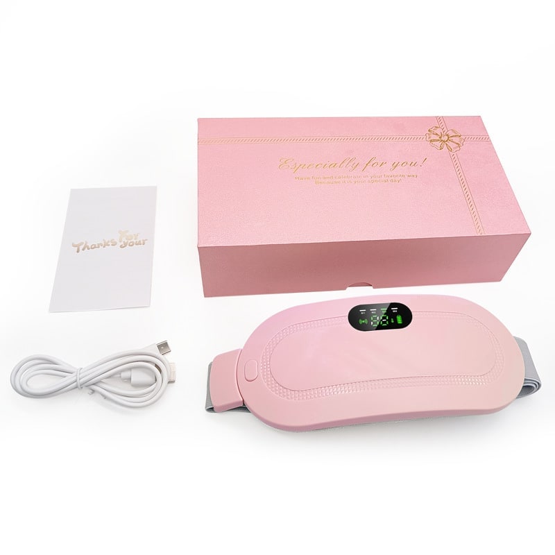 Menstrual Heating Pad Vibration Massage Electric Waist Belt and Digital Display - Image 27