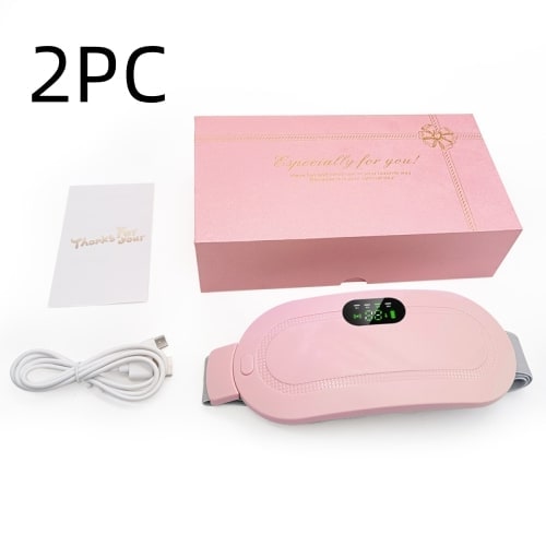 Menstrual Heating Pad Vibration Massage Electric Waist Belt and Digital Display - Image 30