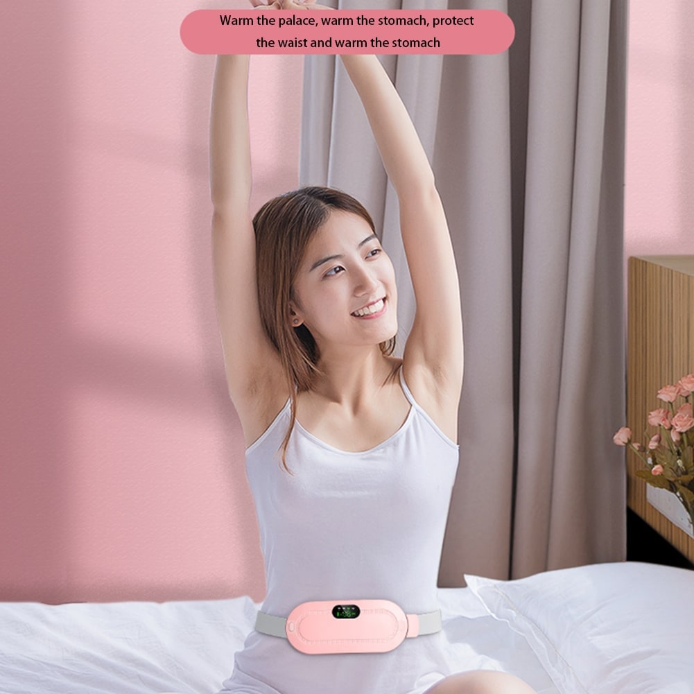 Menstrual Heating Pad Vibration Massage Electric Waist Belt and Digital Display - Image 7