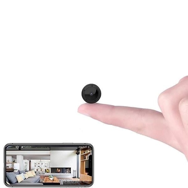 Mini Security Camera Wireless Wi-Fi with 150° Wide Angle HD 720p and Night Vision - Image 1