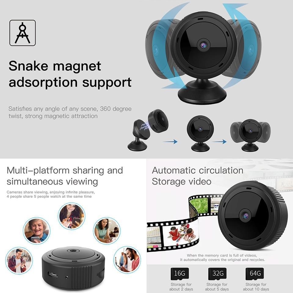 Mini Wireless Home Security Camera with Motion Detection and Night Vision - Image 6